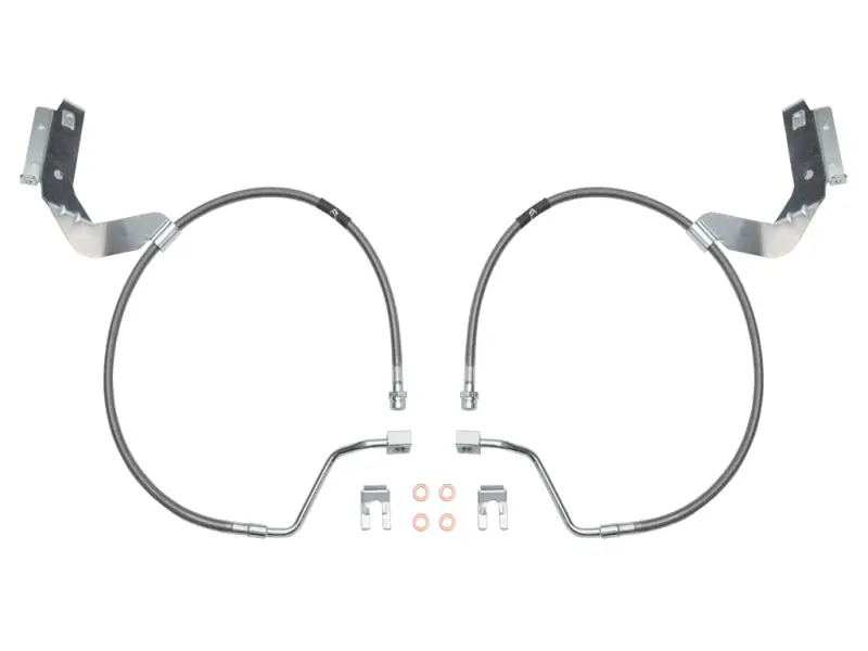 ICON 2017+ Ford F-250/F-350 Front 2.5in Extended SS Brake Line Kit No Minimum Order