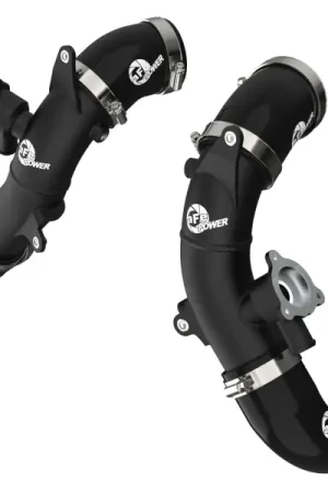 aFe 2022 Toyota Tundra V6-3.5L (tt) BladeRunner 2.5in Aluminum Hot Charge Pipe - Black High Quality