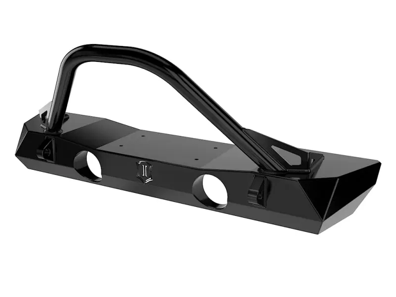 Super Sale ICON 07-18 Jeep Wrangler JK Pro Series Front Bumper w/Bar/Tabs