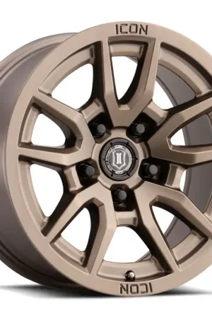 ICON Vector 5 17x8.5 5x5 -6mm Offset 4.5in BS 71.5mm Bore Bronze Wheel High Quality