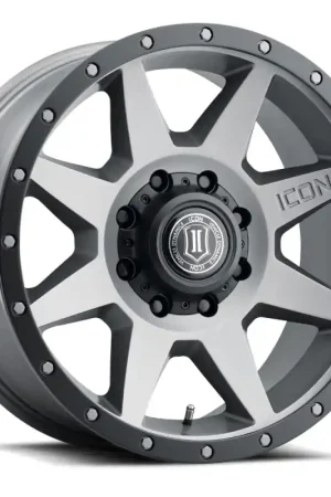 ICON Rebound 20x9 8x170 6mm Offset 5.25in BS Titanium Wheel Markdown