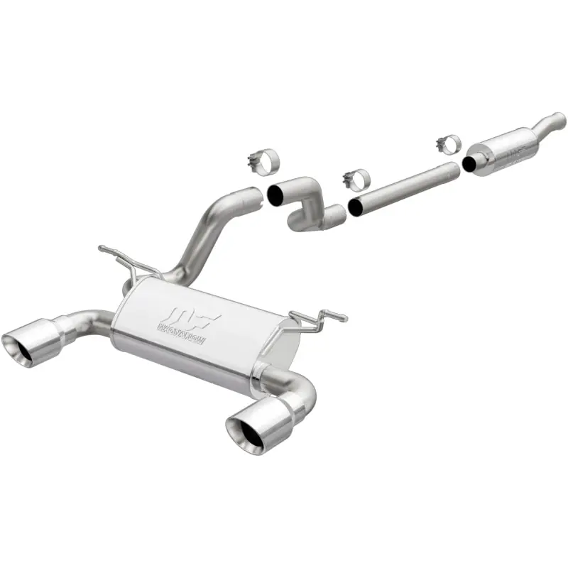 Editor’s Pick MagnaFlow 2018 Jeep Wrangler L4-2.0L 3in 409SS Cat-Back Exhaust System w/Dual Split Rear Exit