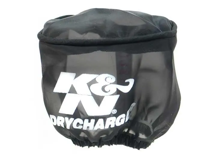 K&N Drycharger Wrap Black 3in W 4in L Closed Top Fast Shipping
