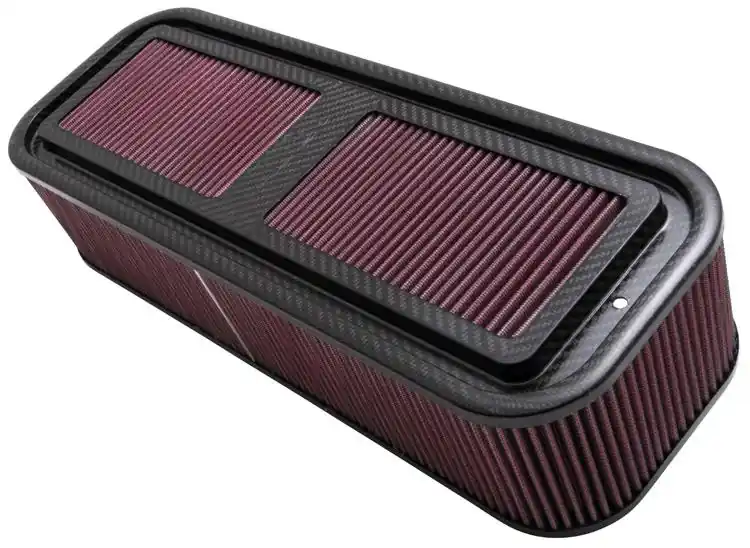 K&N Carbon Fiber Air Box Medium 4in h Air Box Only No Base Fresh Stock