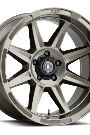 ICON Bandit 20x10 5x5 -24mm Offset 4.5in BS Gloss Bronze Wheel Bargain