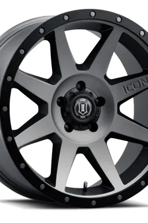 Crafted ICON Rebound 20x9 6x135 16mm Offset 5.625in BS Titanium Wheel