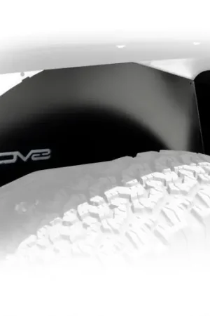 DV8 Offroad 07-18 Jeep Wrangler JK Rear Aluminum Inner Fender - Black Markdown