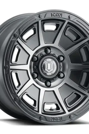 Exclusive Offer ICON Victory 17x8.5 6x120 0mm Offset 4.75in BS Smoked Satin Black Tint Wheel