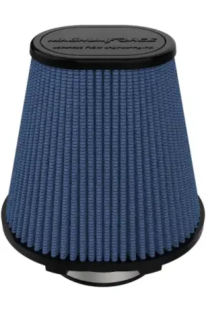 aFe MagnumFORCE Intake Replace Air Filter w/Pro5R Med 4in F x 7.75x6.5in B x 4.75x3.5in T x 7in H Crafted