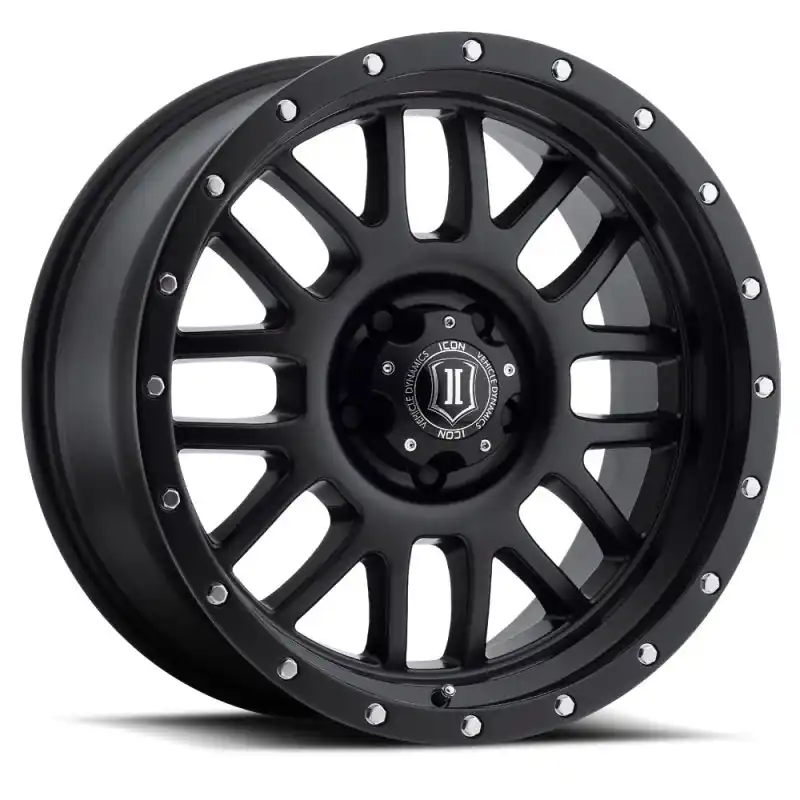 ICON Alpha 20x9 6x135 16mm Offset 5.625in BS Satin Black Wheel Free Shipping