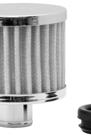 Brand New K&N Breather 1in Flg W/1in-1/4in Grmt 3in od X 2-3/8in h