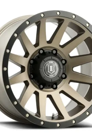ICON Compression 20x10 8x6.5 -19mm Offset 4.75in BS 121.4mm Bore Bronze Wheel Exclusive