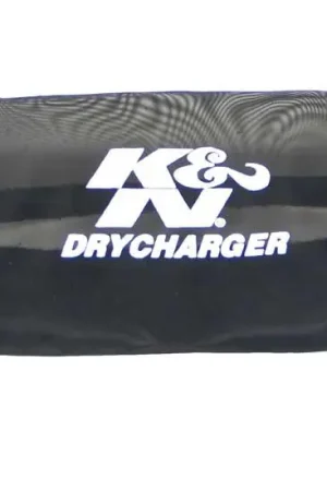 Certified K&N Drycharger Wrap Black 7.125in W 7.125in L