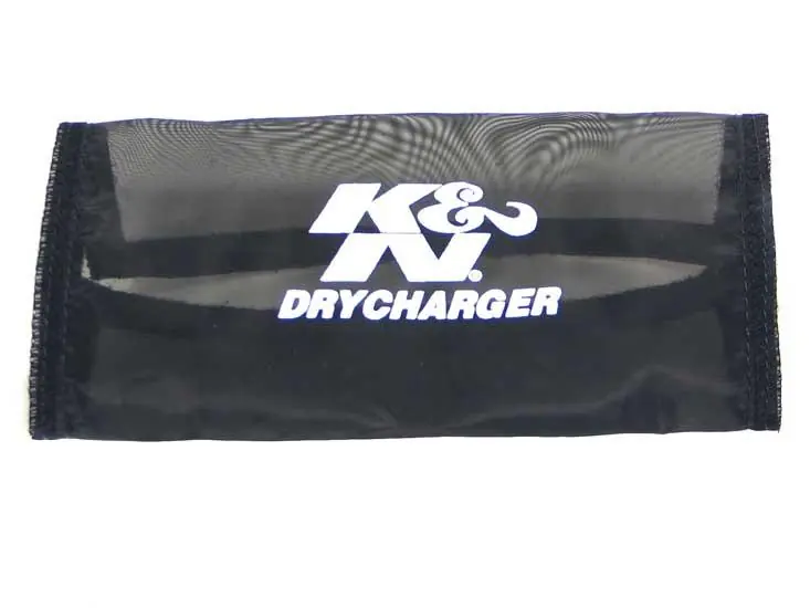 Certified K&N Drycharger Wrap Black 7.125in W 7.125in L