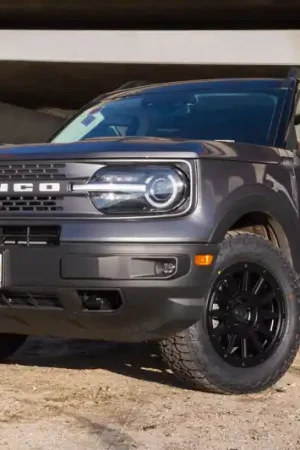 ICON Ricochet 17x8 5x108 38mm Offset 6in BS Satin Black Wheel Last Chance