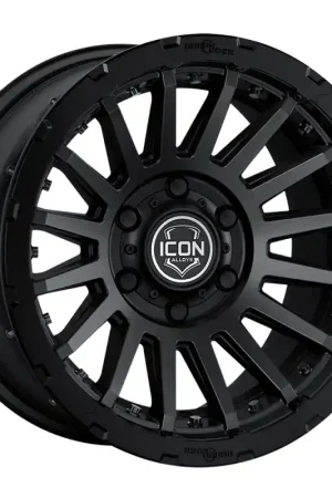 No Minimum Order ICON Recon Pro 17x8.5 6 x 135 6mm Offset 5in BS 87.1mm Bore Satin Black Wheel