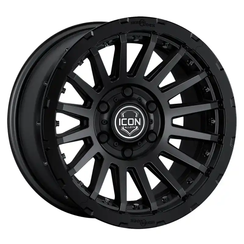 No Minimum Order ICON Recon Pro 17x8.5 6 x 135 6mm Offset 5in BS 87.1mm Bore Satin Black Wheel