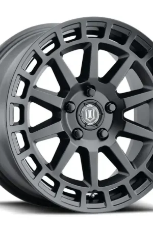 ICON Journey 17x8.5 5x108 38mm Offset 6in BS Satin Black Wheel Discount