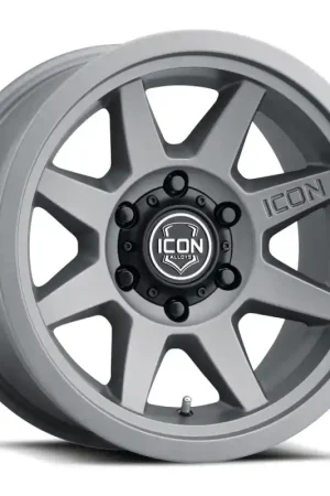 Free Delivery ICON Rebound SLX 17x8.5 6 x 135 6mm Offset 5.75in BS 87.1mm Bore Charcoal Wheel
