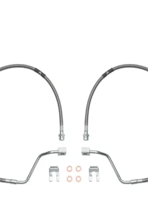 ICON 2017+ Ford F-250/F-350 Front 4.5 & 7in Extended SS Brake Line Kit Worldwide Shipping