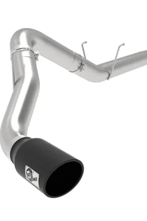 aFe ATLAS 5in Alum Steel DPF-Back Exhaust System w/Black Tip 19-20 Ram Diesel Trucks L6-6.7L (td) Free Shipping
