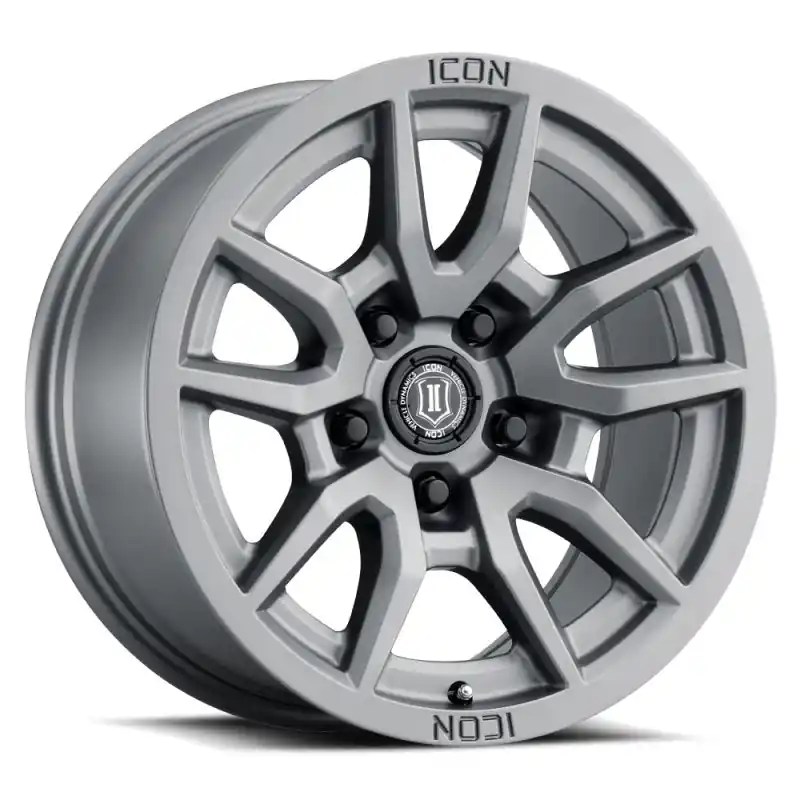 ICON Vector 5 17x8.5 5x150 25mm Offset 5.75in BS 110.1mm Bore Titanium Wheel Grab Now
