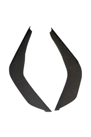 Free Delivery 2024 to current -Ford Mustang GT S650 Front Bumper Canards