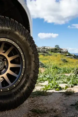 ICON Compression 17x8.5 6x5.5 0mm Offset 4.75in BS 106.1mm Bore Bronze Wheel Money Back Guarantee