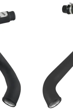 Order Now aFe BladeRunner 3in Black Intercooler Hot Cold Side Tubes Combo 02-04 GM Diesel Trucks 6.6L V8 (td)