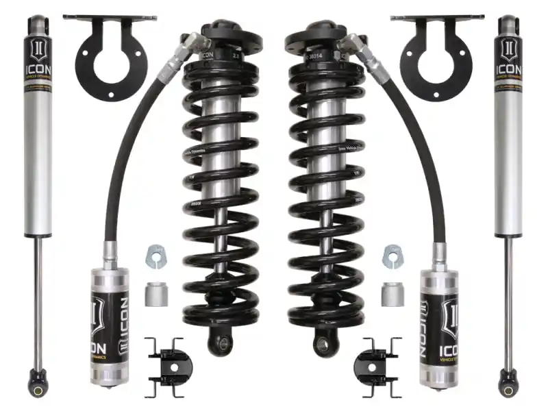 Premium ICON 2017+ Ford F-250/F-350 2.5-3in Stage 1 Coilover Conversion System