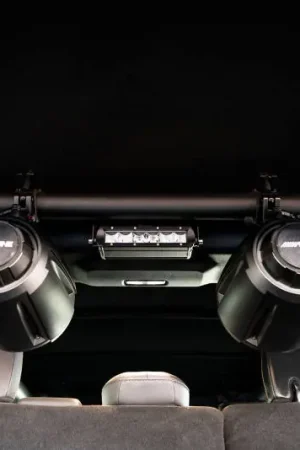 Crafted DV8 Offroad 21-22 Ford Bronco 4dr Rear Speaker & Light Mount Bar