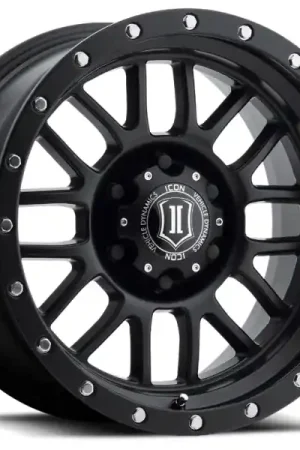 Flash Sale ICON Alpha 17x8.5 6x135 6mm Offset 5in BS 87.1mm Bore Satin Black Wheel