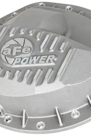 One Day Deal aFe Front Differential Cover (Raw; Street Series); Dodge Diesel Trucks 03-12 L6-5.9/6.7L (td)