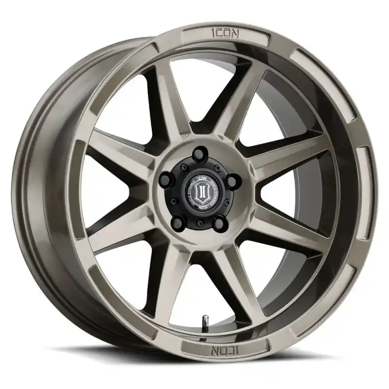 ICON Bandit 20x10 6x135 -24mm Offset 4.5in BS Gloss Bronze Wheel Certified