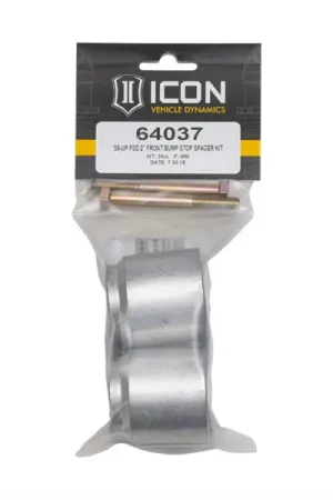 ICON 2005+ Ford F-250/F-350 2in Front Bump Stop Spacer Kit Premium