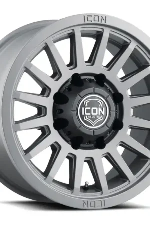 Worldwide Shipping ICON Recon SLX 18x9 8x6.5 BP 12mm Offset 5.5in BS 121.4mm Hub Bore Charcoal Wheel