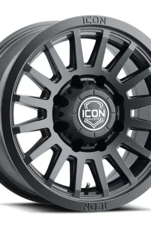 ICON Recon SLX 18x9 8x6.5 BP 12mm Offset 5.5in BS 121.4mm Hub Bore Satin Black Wheel Buy Direct