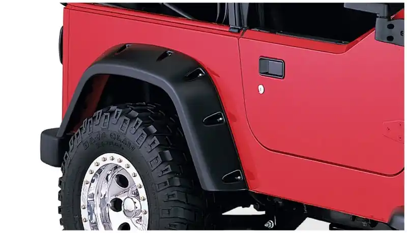 Bushwacker 97-06 Jeep TJ Pocket Style Flares 2pc - Black Deal