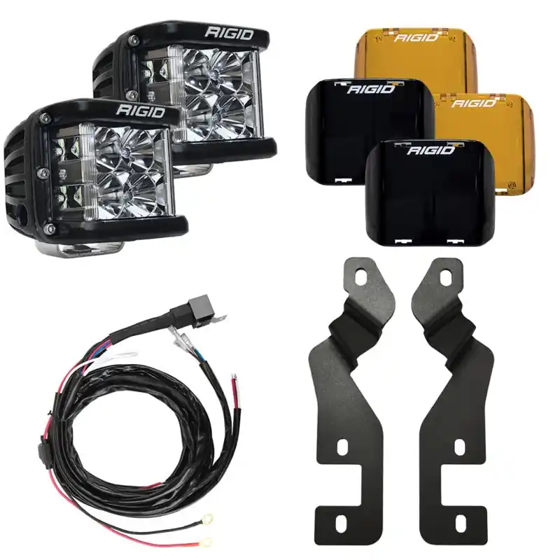 Rigid 2021+ Ford Bronco Sport A-Pillar D-SS Series Side Shooter Light Mount Kit No Minimum Order