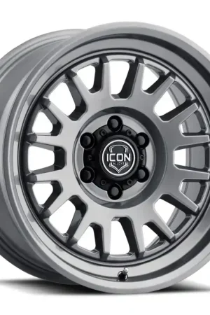 Shop Now ICON Anza 17x8.5 6x5.5 0mm Offset 4.75in BS 106.1mm Hub Bore Gun Metal Wheel