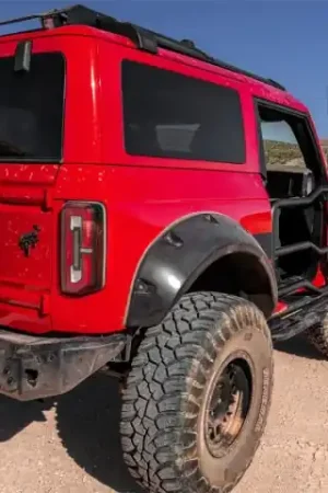 Certified Bushwacker 21-22 Ford Bronco (2 Door) Pocket Style Fender Flares - 4pc Smooth