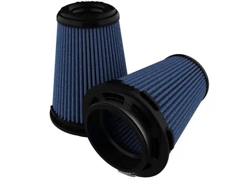 aFe Takeda Intake Replace Air Filter w/Pro 5R Media (Pair) 3.5in F / 5in B / 3.5in T (Inv) / 6in H Crafted