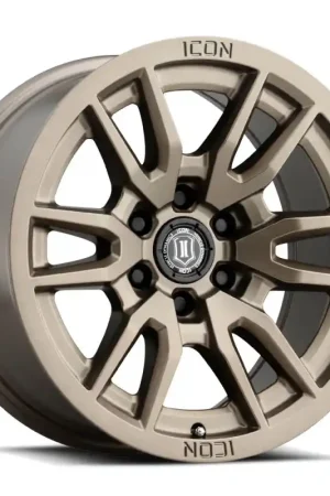 Brand New ICON Vector 6 17x8.5 6x5.5 25mm Offset 5.75in BS 95.1mm Bore Bronze Wheel