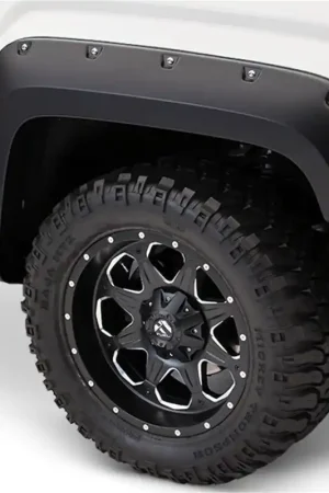 Trusted Brand Bushwacker 17-18 Ford F-250 Super Duty Pocket Style Flares 2pc - Black