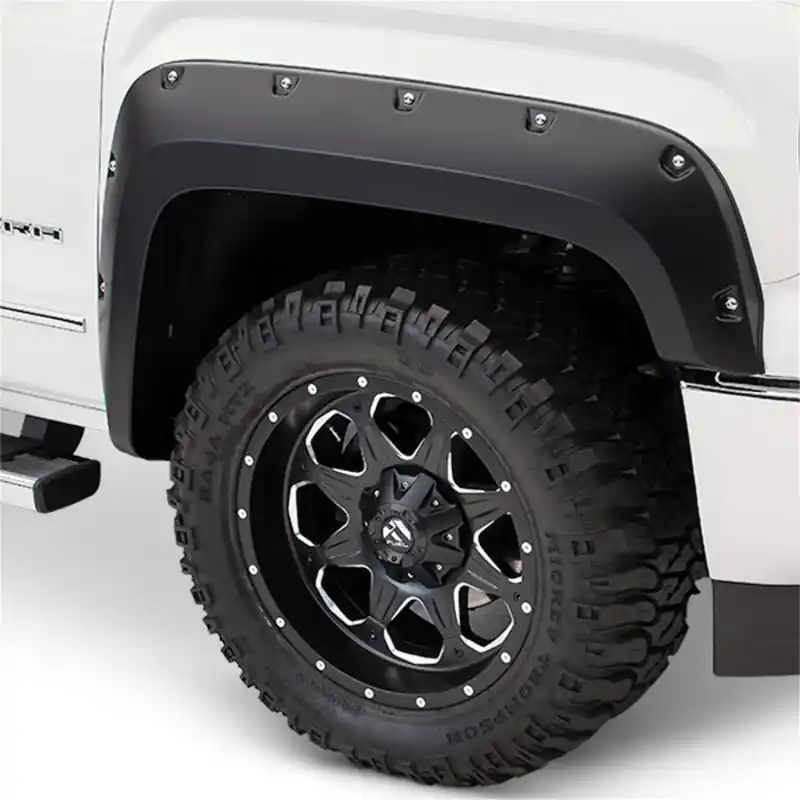 Trusted Brand Bushwacker 17-18 Ford F-250 Super Duty Pocket Style Flares 2pc - Black