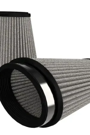 aFe Magnum (3x4-3/4)in Flange ID x (4x5-3/4)in Base x (2-1/2x4-1/4) FLOW Pro DRY S Air Filter (Pair) Professional Grade