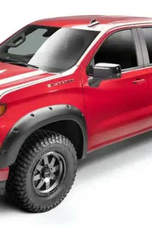 Bushwacker 07-13 Chevrolet Silverado 1500 (Excl. Stepside) Forge Style Flares 4pc - Black Cheap