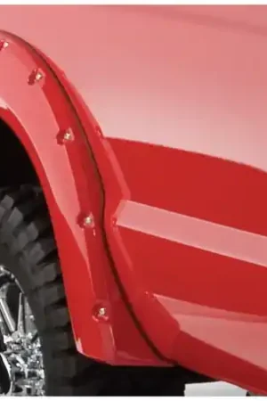 Low Price Bushwacker 99-10 Ford F-250 Super Duty Styleside Pocket Style Flares 2pc - Black