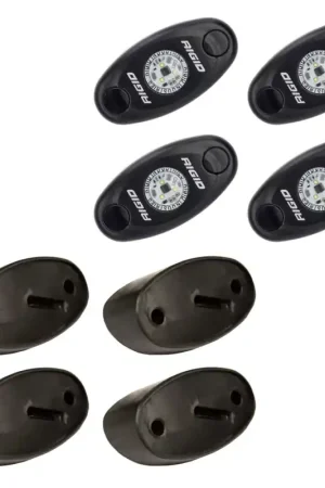 Order Now Rigid Industries Rock Light Kit- Amber (4 lights)