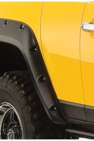 Bushwacker 07-14 Toyota FJ Cruiser Pocket Style Flares 2pc - Black Direct From Factory